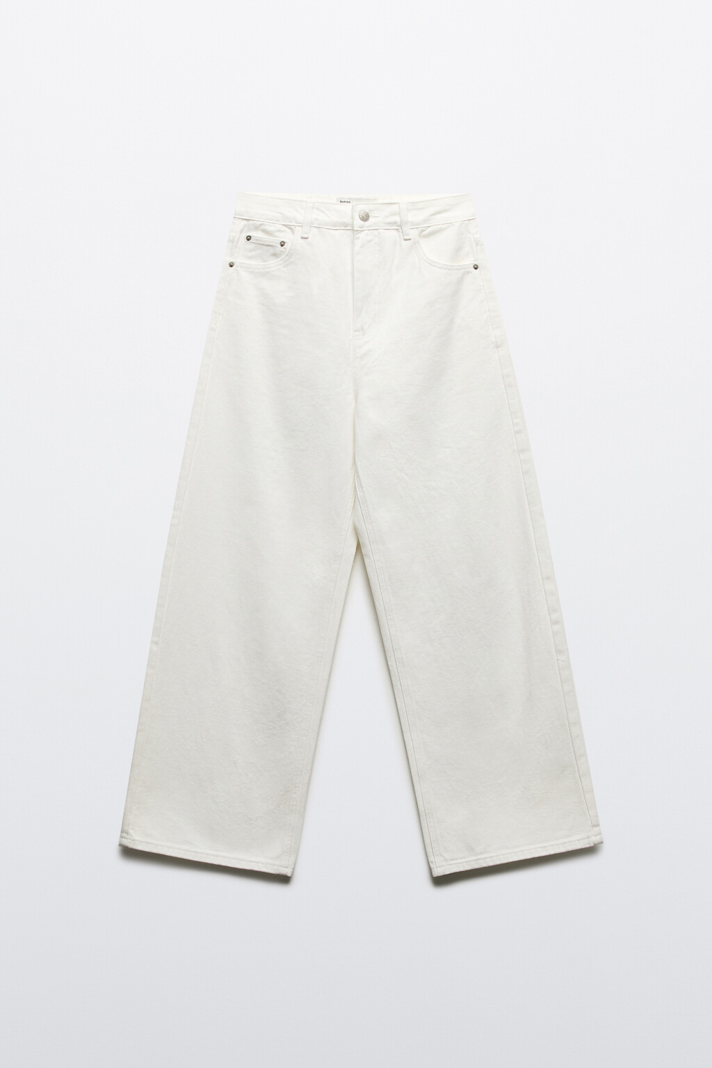Джинсы baggy fit со средней посадкой - цвет белый - 7