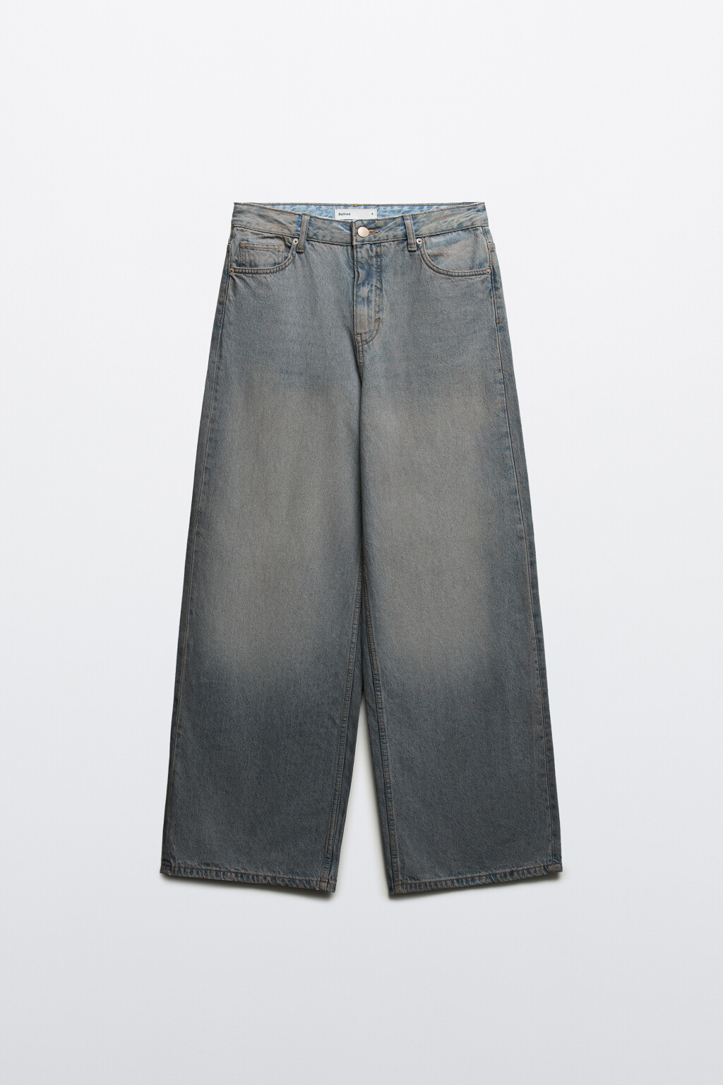 Джинсы baggy fit с низкой посадкой - цвет синий - 7