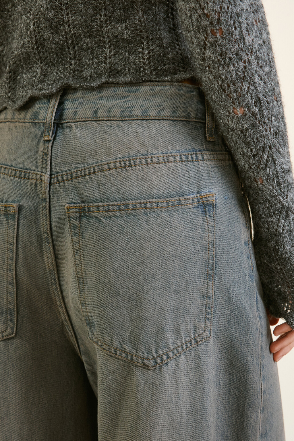 Джинсы baggy fit с низкой посадкой - цвет синий - 6