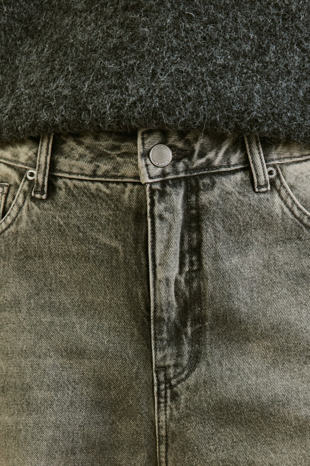 Джинсы baggy fit с низкой посадкой - цвет темный тинт - 5