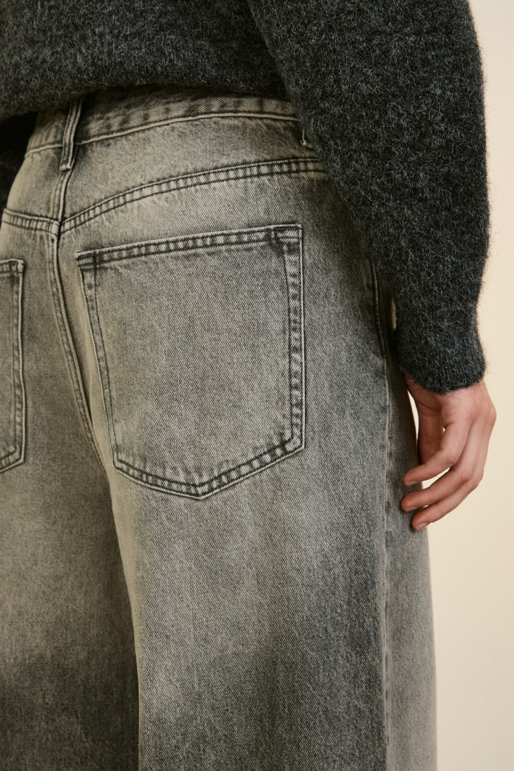 Джинсы baggy fit с низкой посадкой - цвет темный тинт - 6
