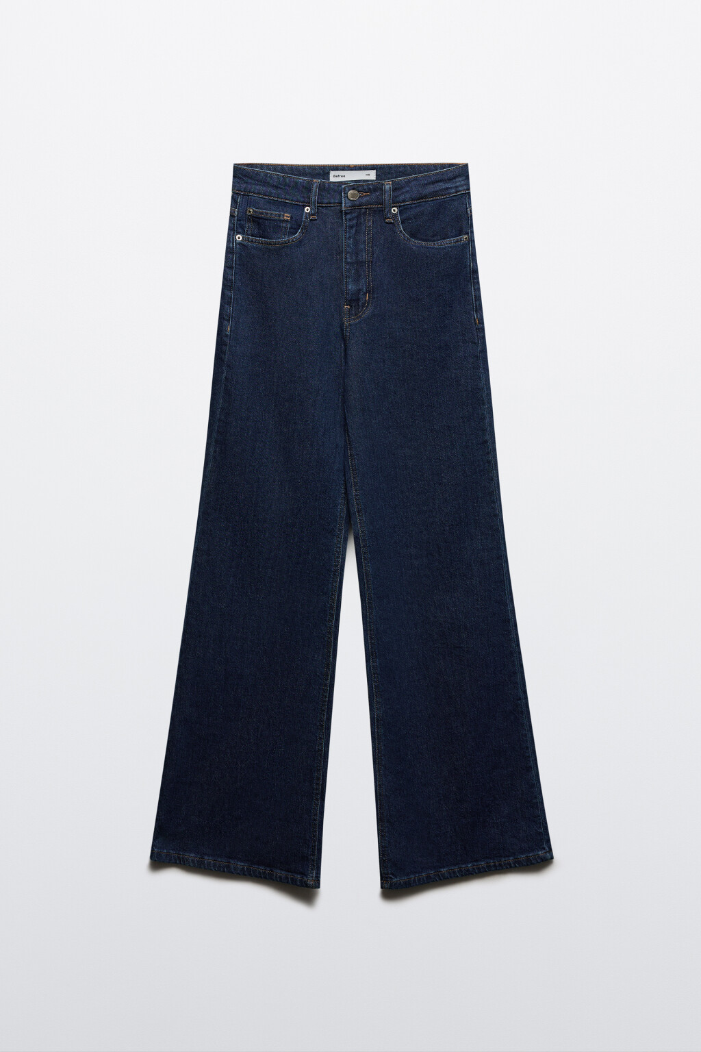 Джинсы клеш с высокой посадкой - цвет голубой - 7