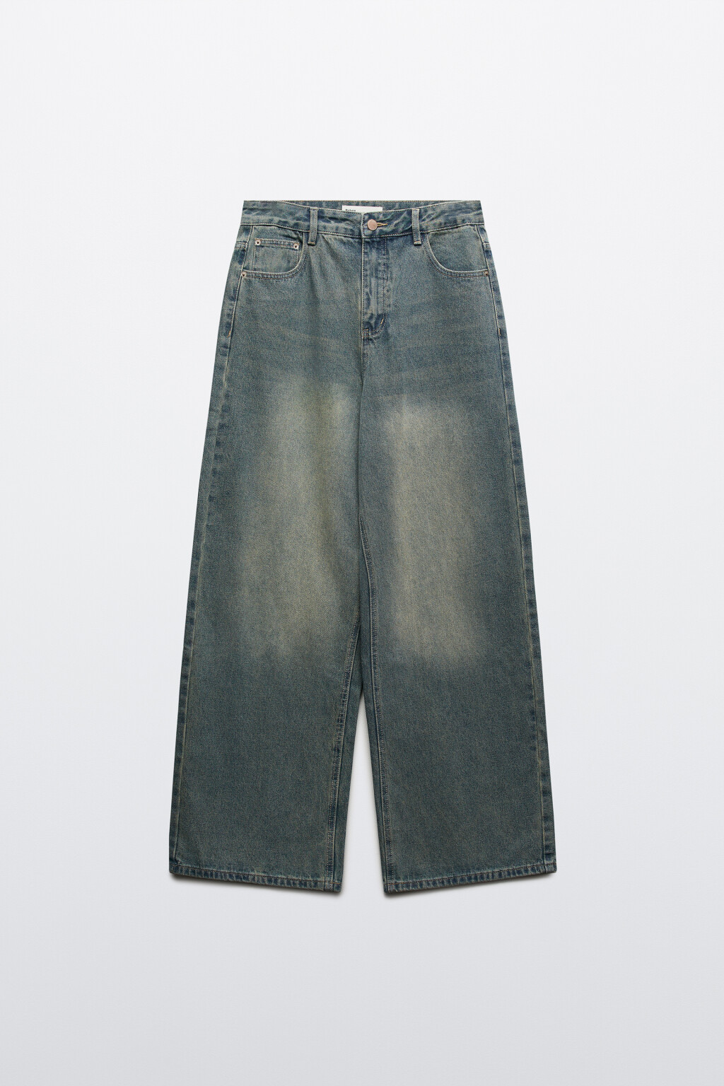 Джинсы baggy fit со средней посадкой - цвет синий - 7