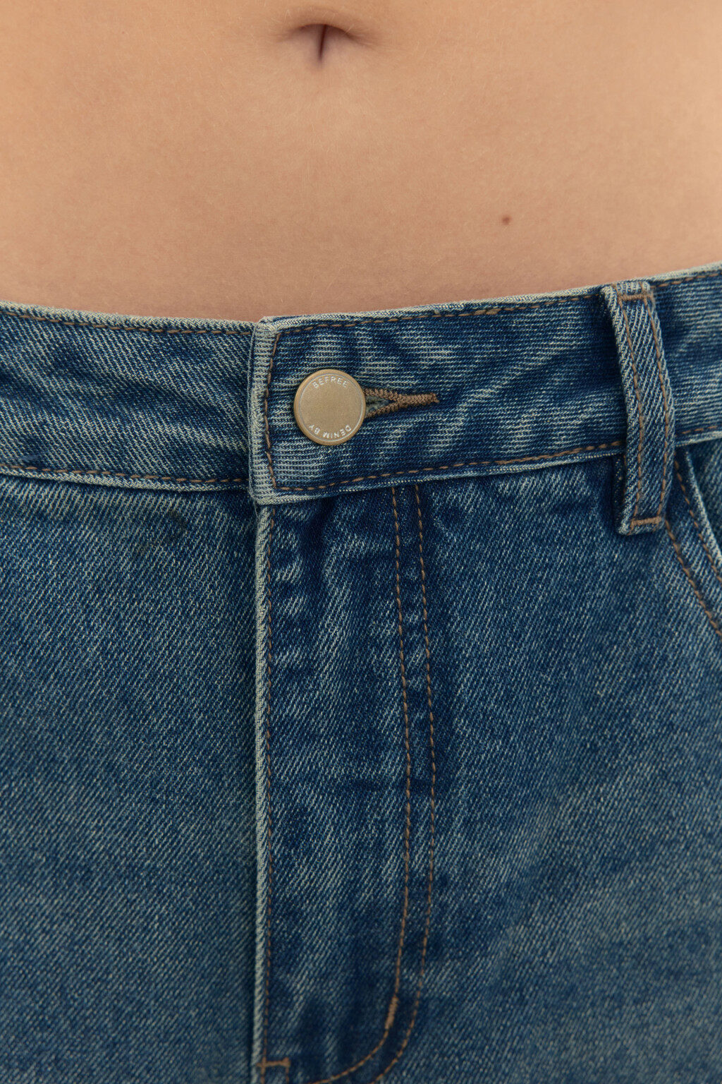 Джинсы baggy fit со средней посадкой - цвет темный тинт - 5