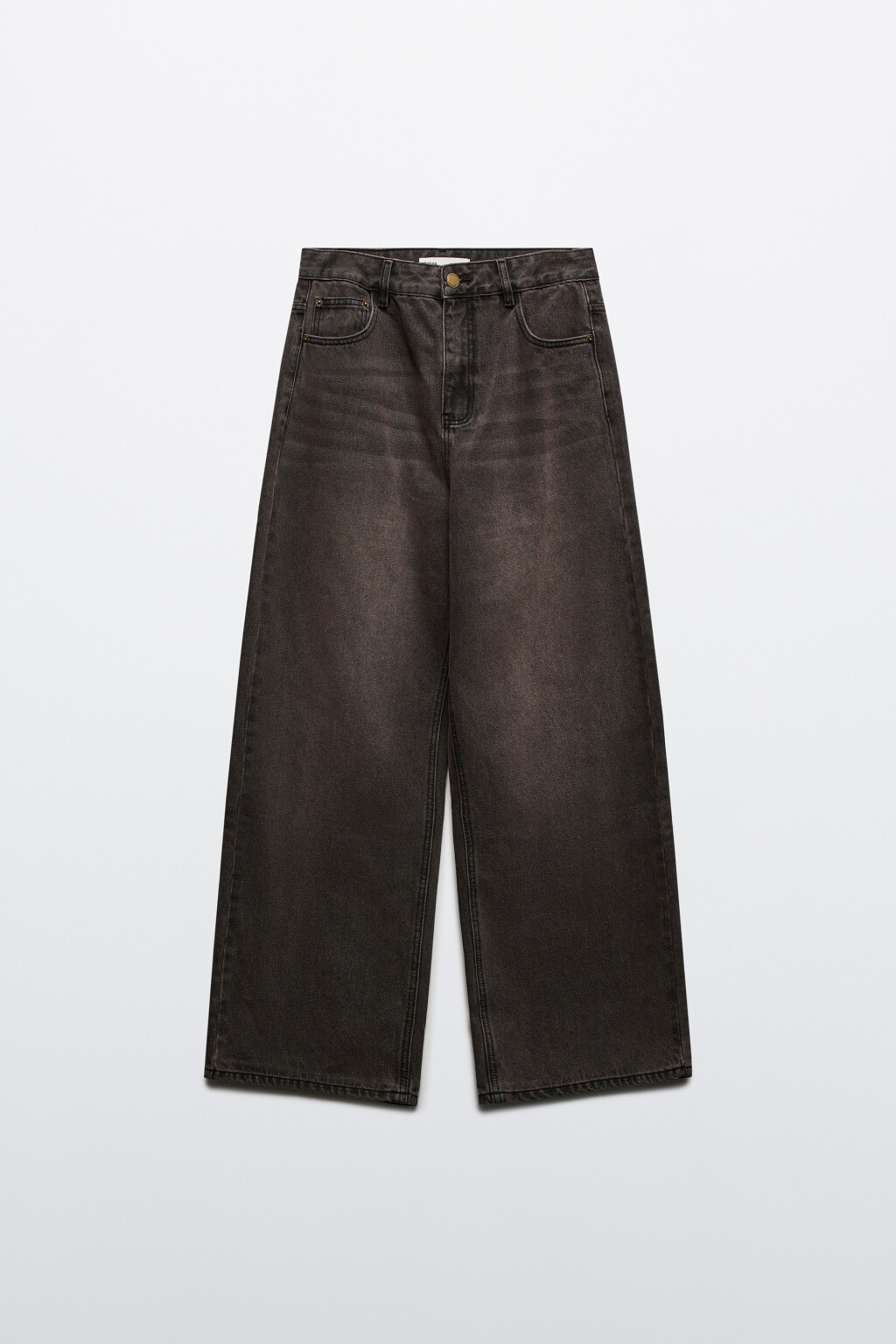 Джинсы baggy fit со средней посадкой - цвет коричневый - 7
