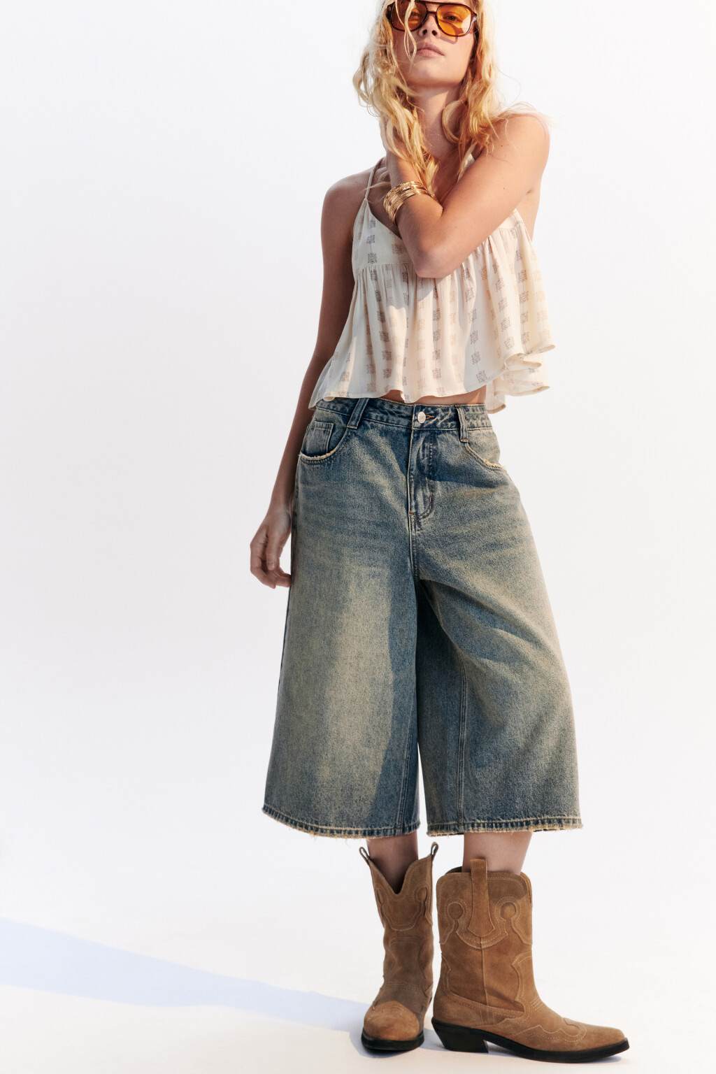 Джортсы с низкой посадкой - цвет темный тинт - 1