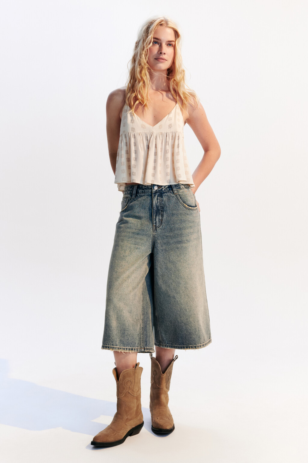 Джортсы с низкой посадкой - цвет темный тинт - 5