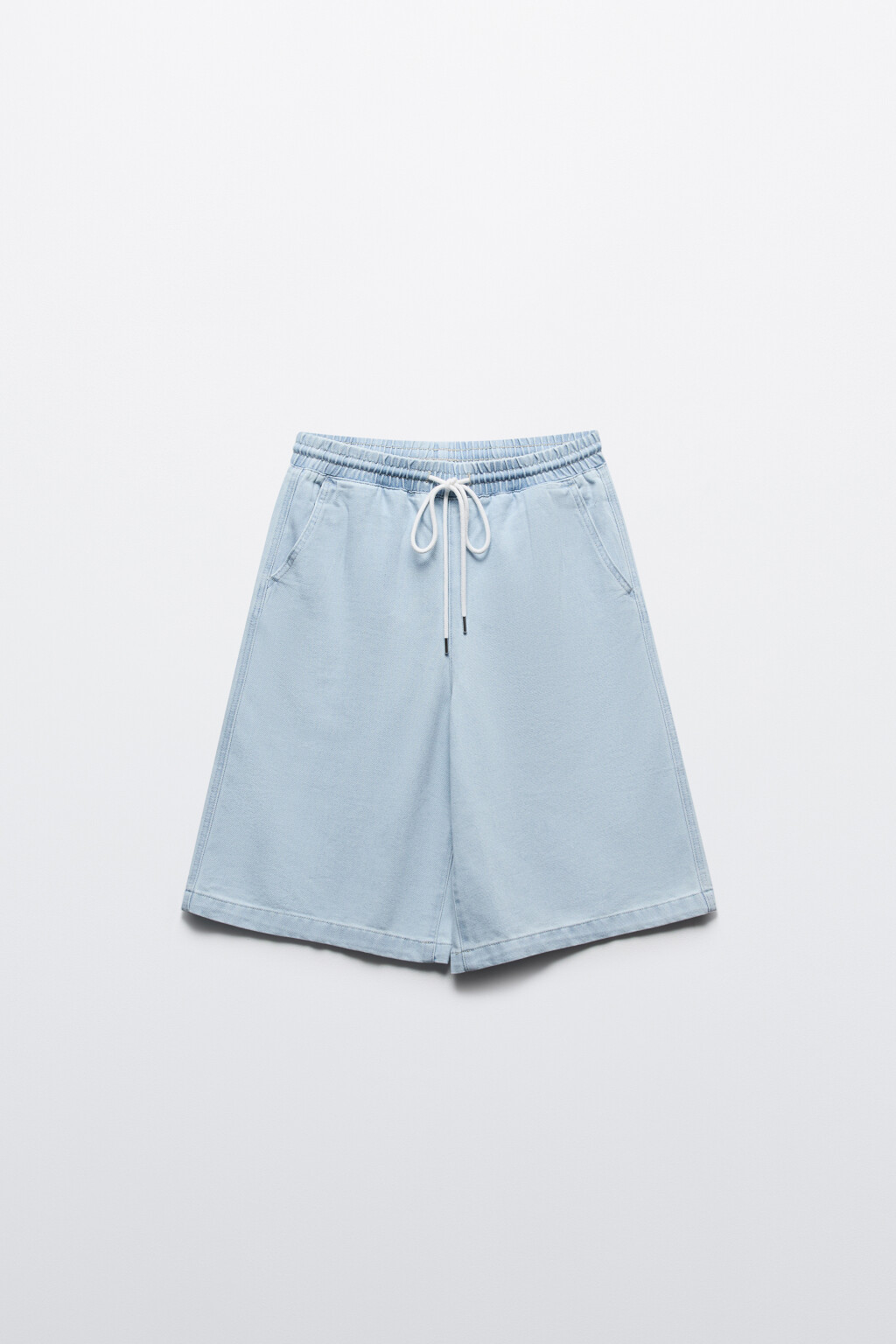 Джортсы с поясом на завязках - цвет голубой - 7