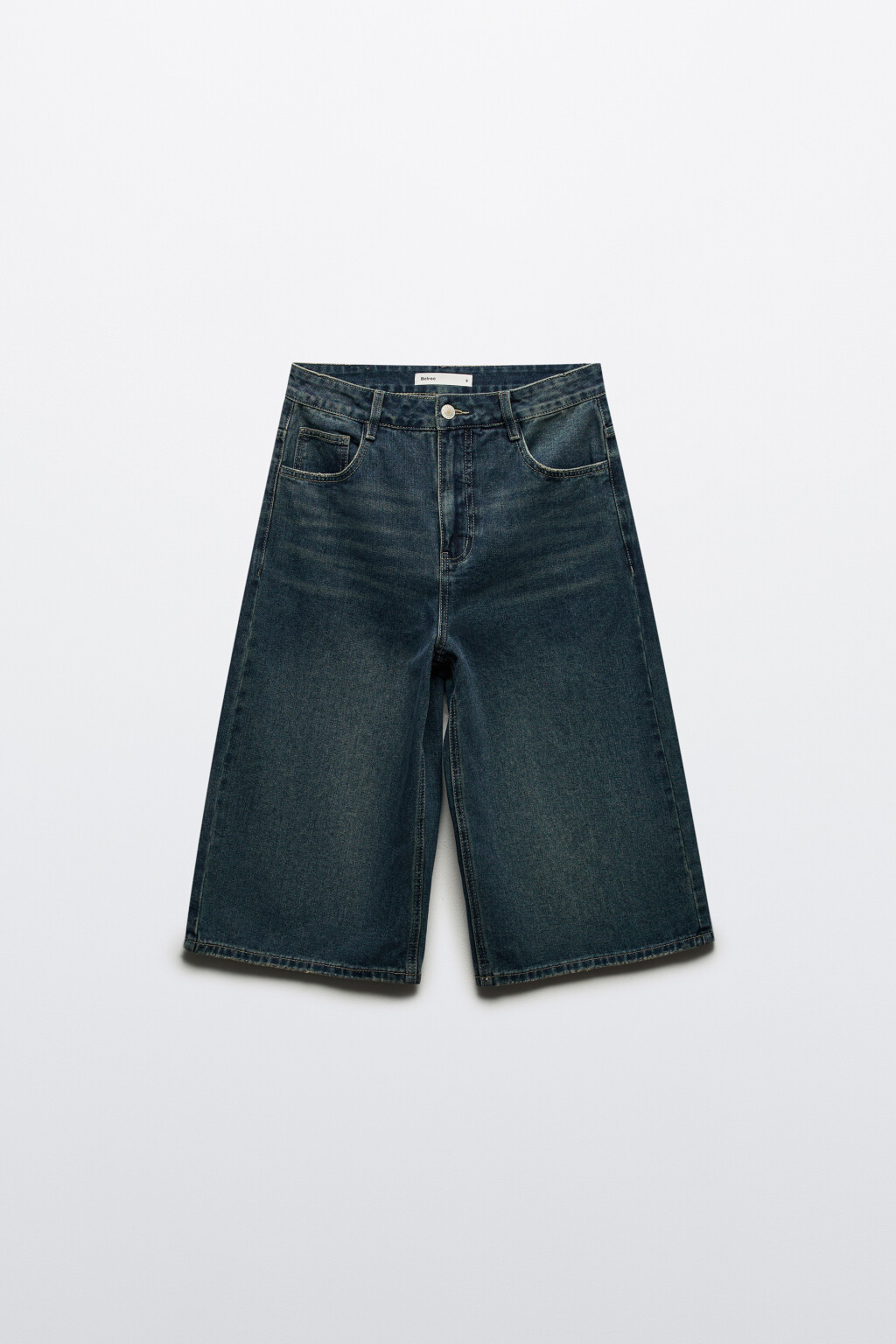 Джортсы широкие с низкой посадкой - цвет синий - 8