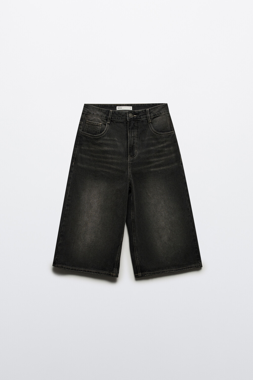 Джортсы широкие с низкой посадкой - цвет серый - 8