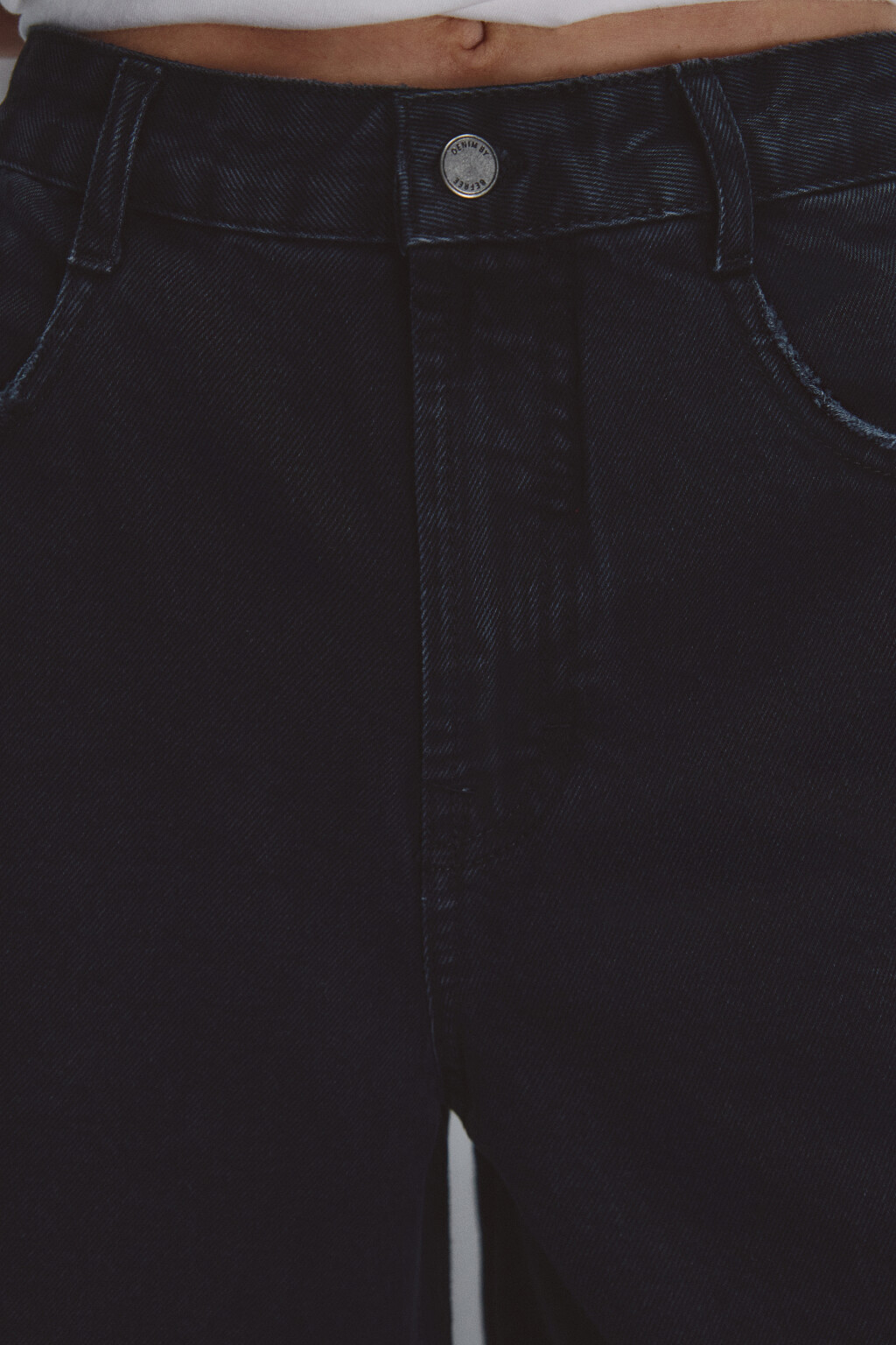 Джортсы рваные с бахромой - цвет черный - 7