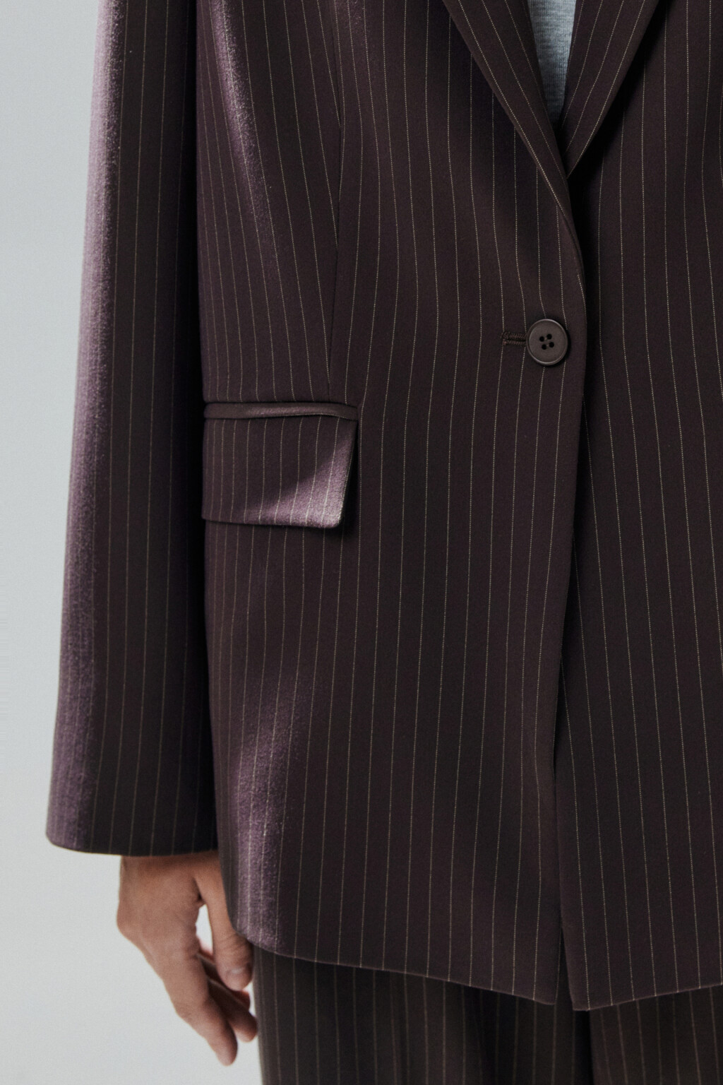 Пиджак классический однобортный - цвет коричневый - 8