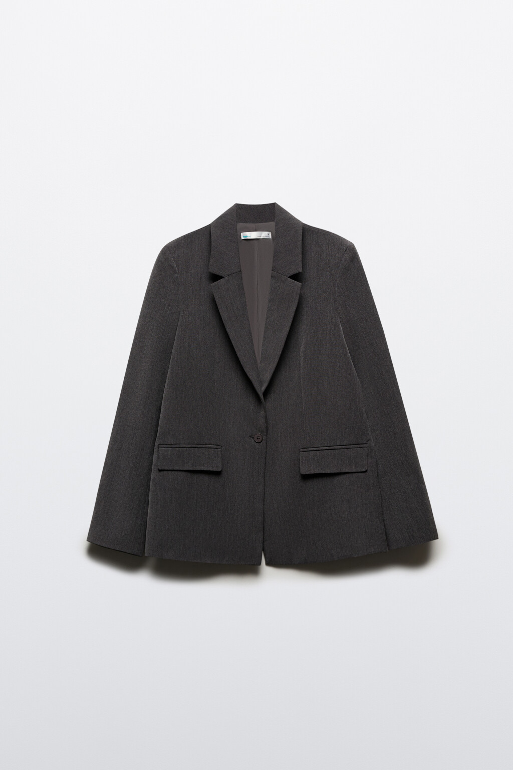 Пиджак классический однобортный - цвет серый - 8