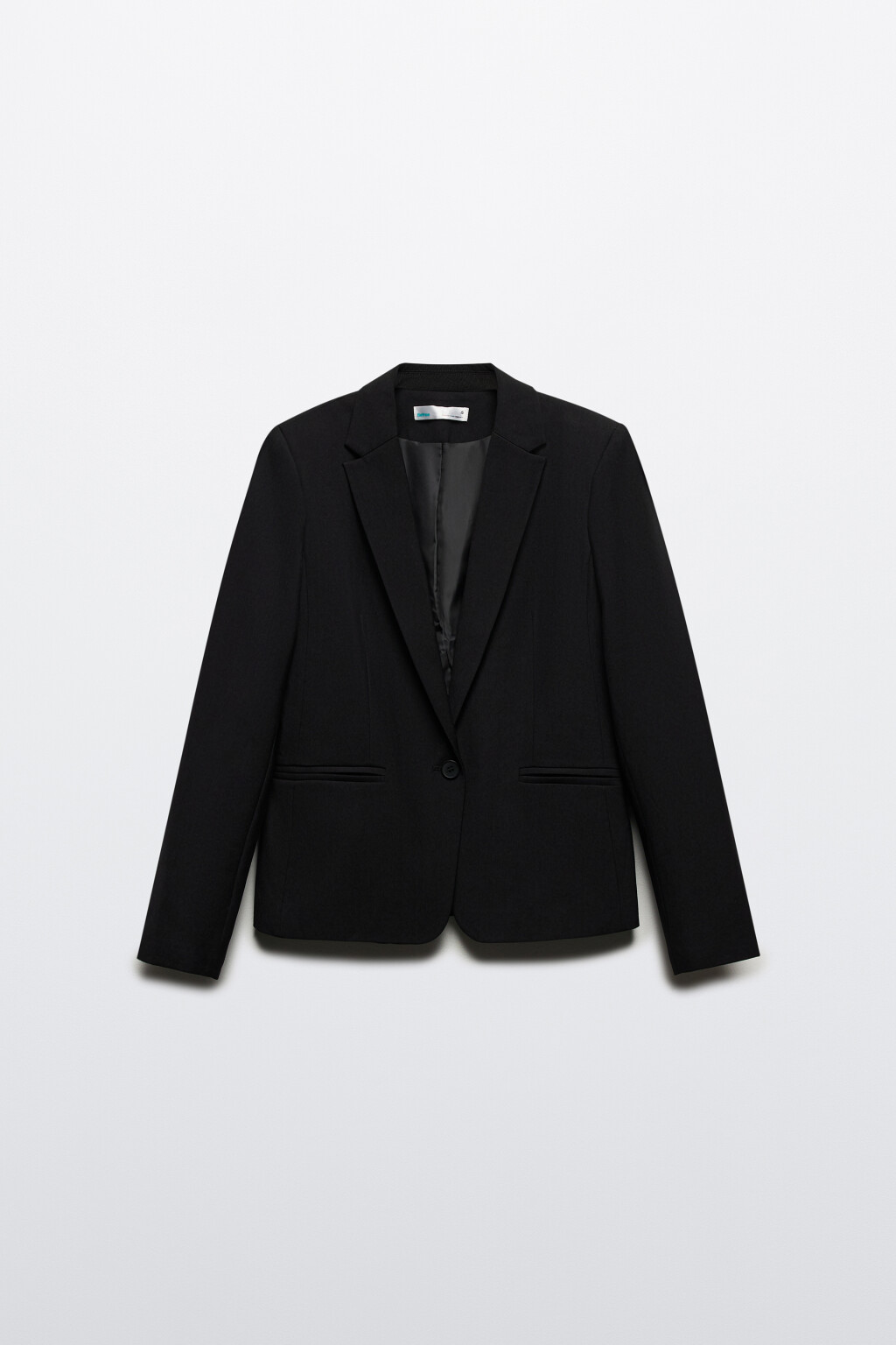 Пиджак короткий приталенный - цвет черный - 11
