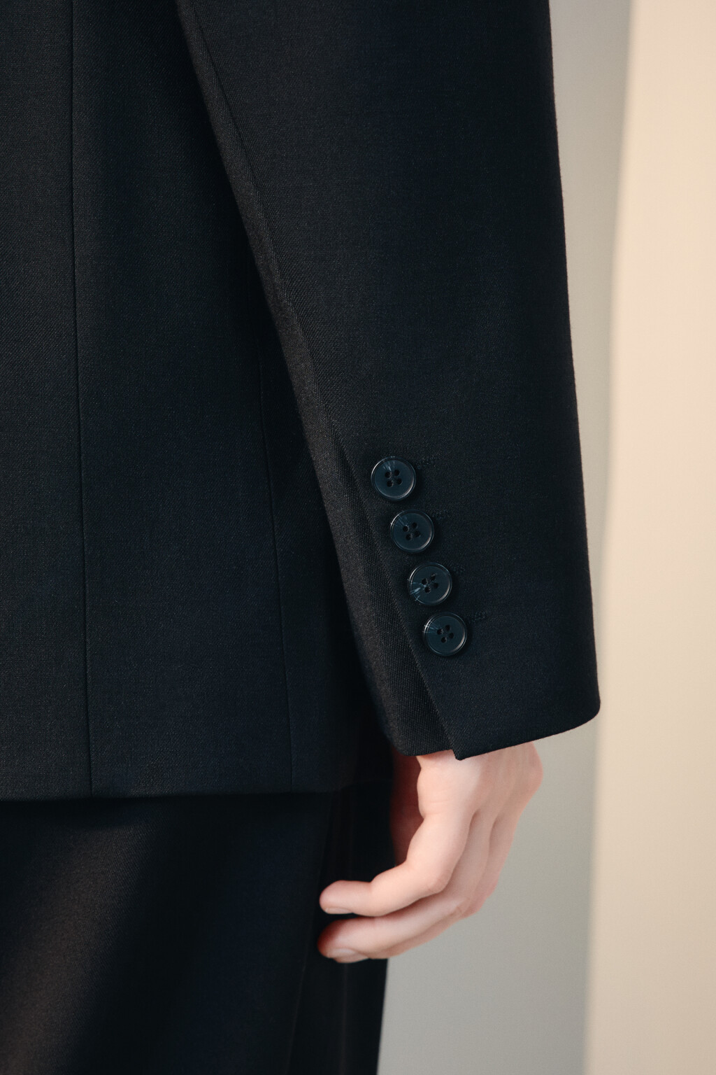 Пиджак oversize двубортный - цвет черный - 7