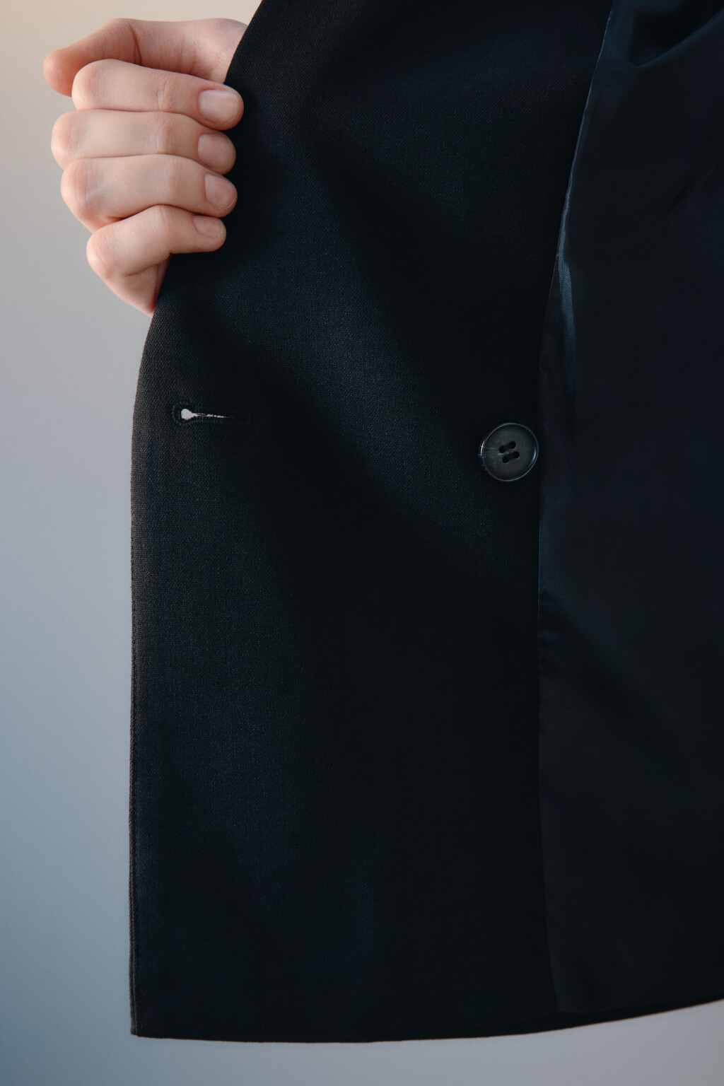 Пиджак oversize двубортный - цвет черный - 9