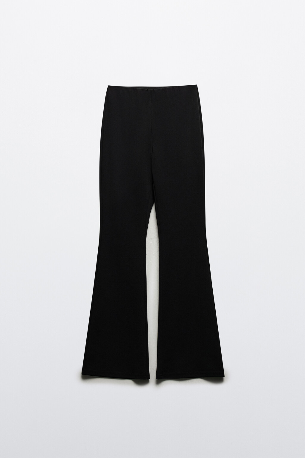 Брюки клеш с высокой посадкой - цвет черный - 7