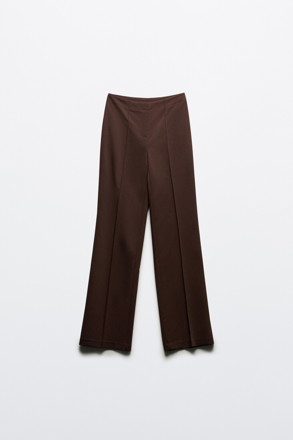 Брюки прямые со стрелками - цвет коричневый - 8