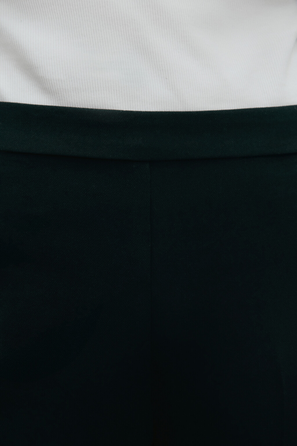 Брюки клеш укороченные - цвет черный - 5