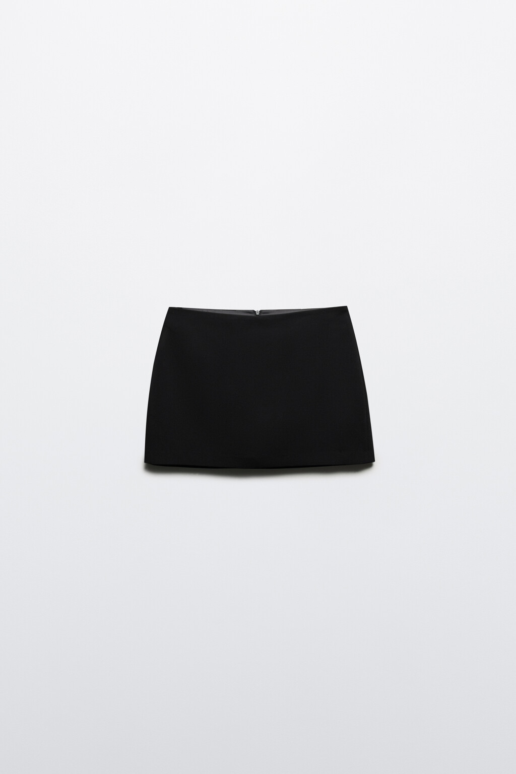 Юбка-шорты мини костюмная - цвет черный - 8