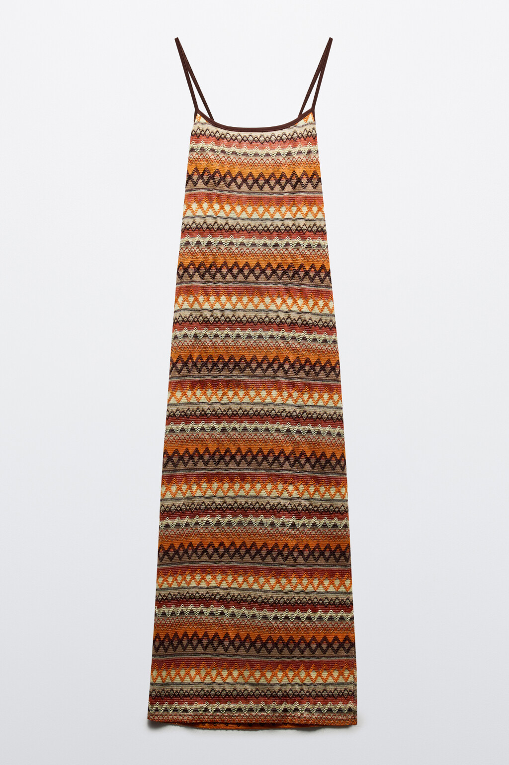 Платье макси облегающее ажурное - цвет мультиколор - 9