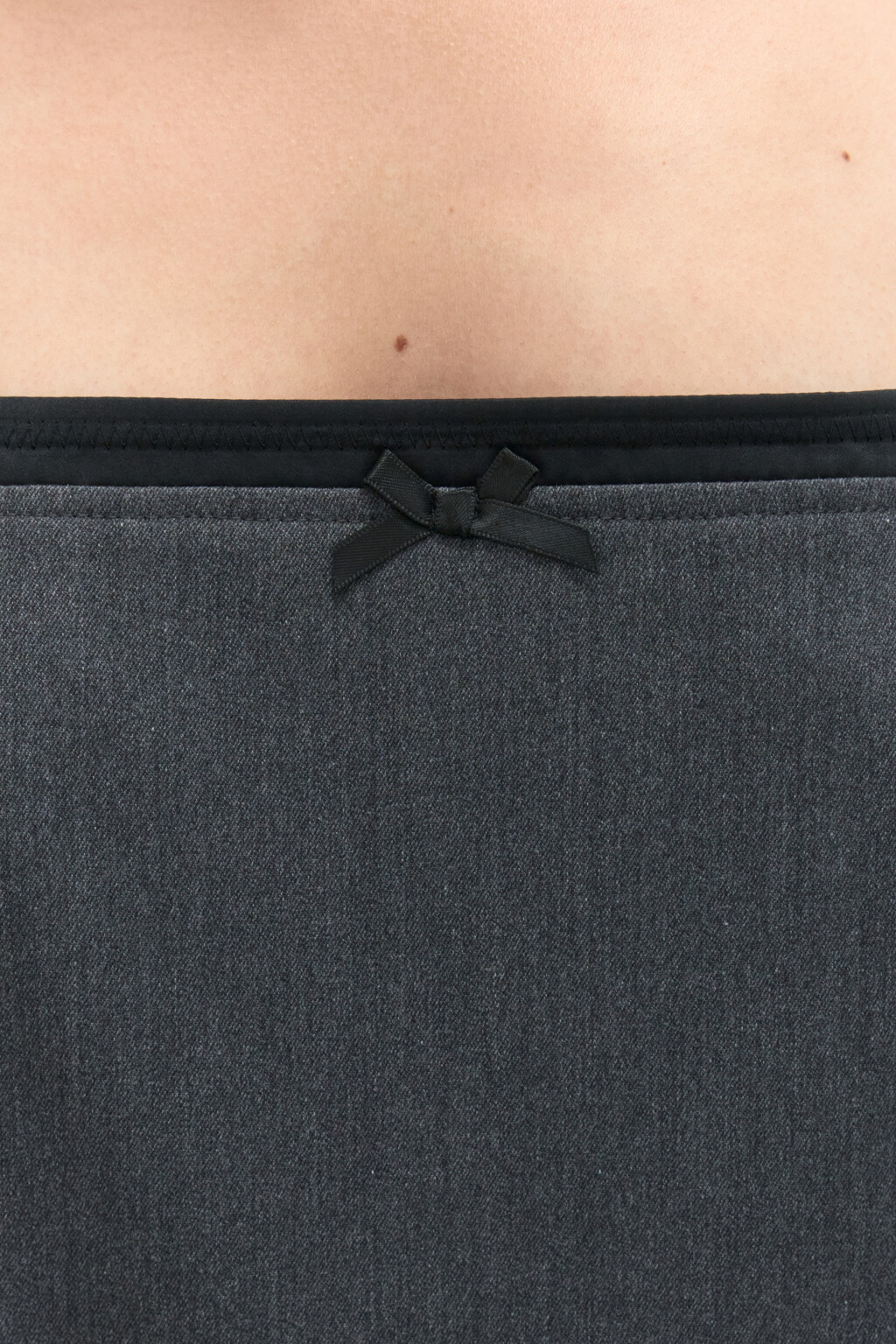 Платье-сарафан костюмное на бретельках - цвет серый - 5