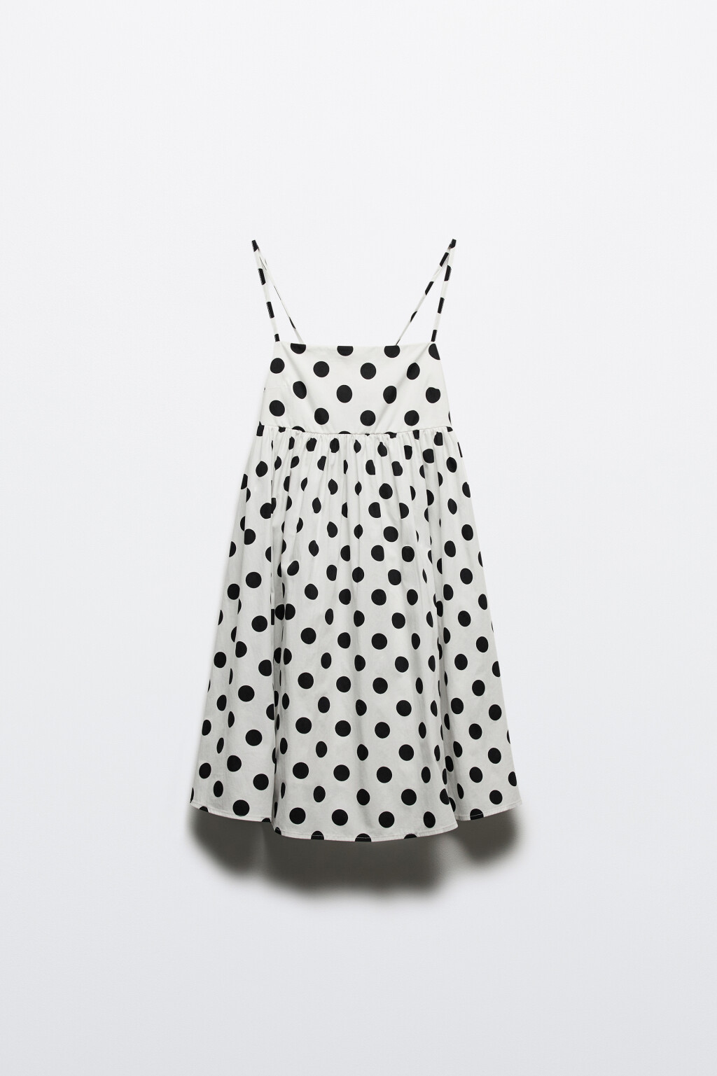 Платье-сарафан мини с завязками - цвет белый - 9