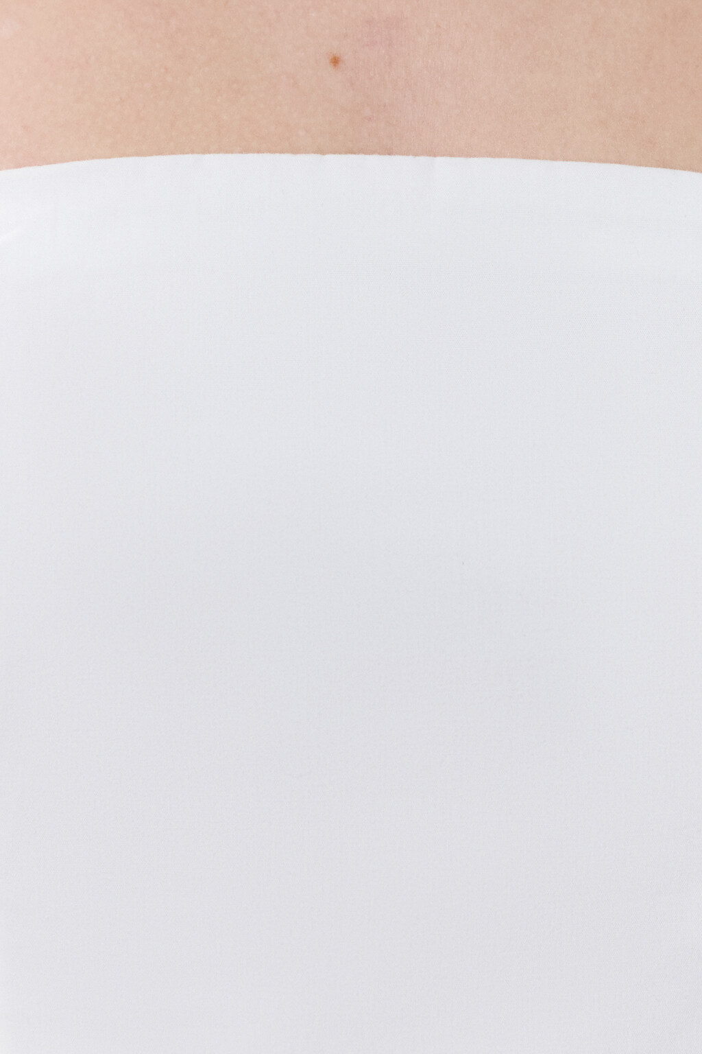 Топ-бандо с пышной баской - цвет белый - 6