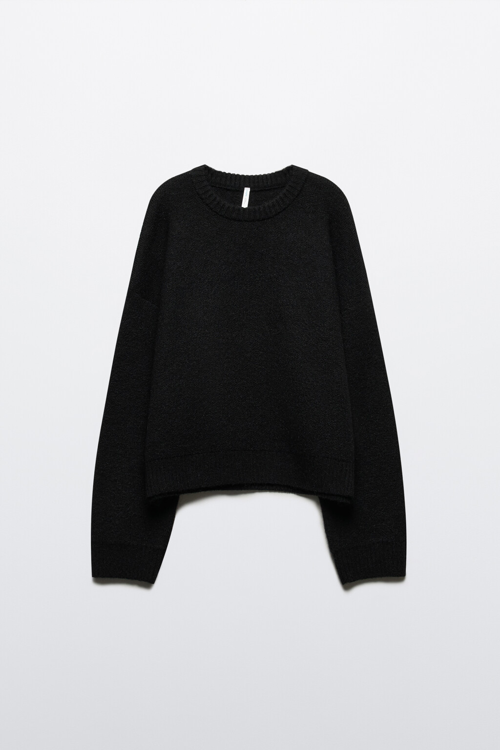 Джемпер вязаный с шерстью - цвет черный - 8