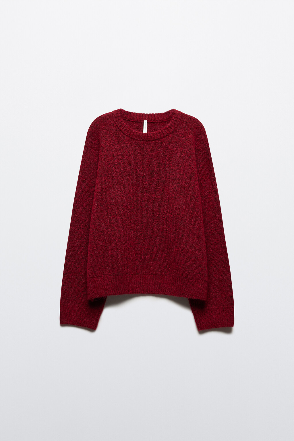 Джемпер вязаный с шерстью - цвет красный - 9