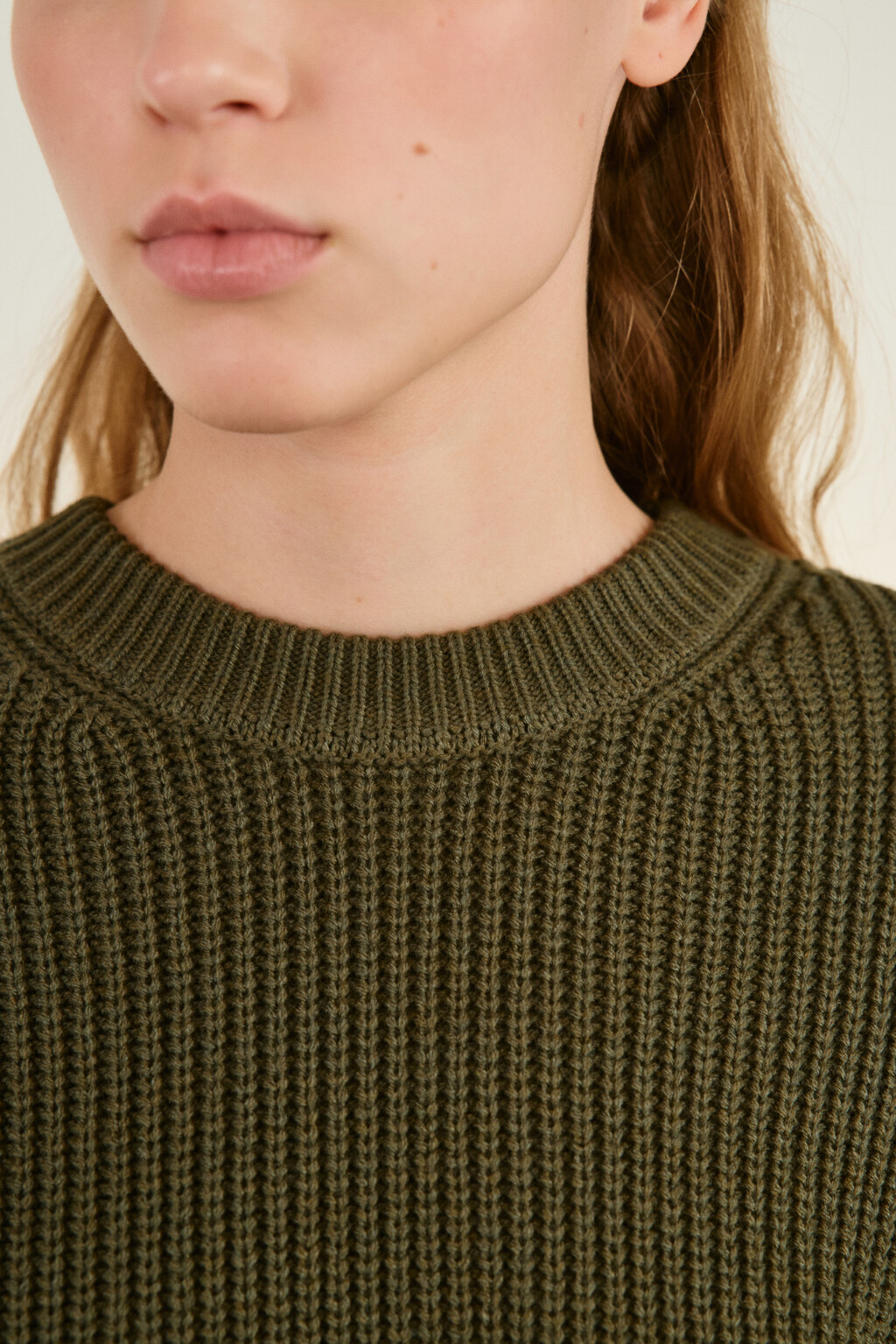 Джемпер рваный с имитацией рубашки - цвет зеленый - 6