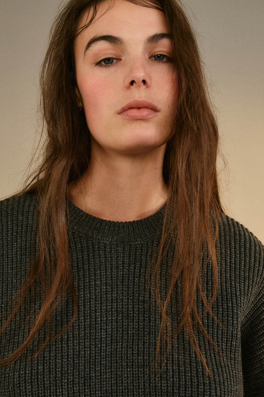 Джемпер рваный с имитацией рубашки - цвет серый - 5