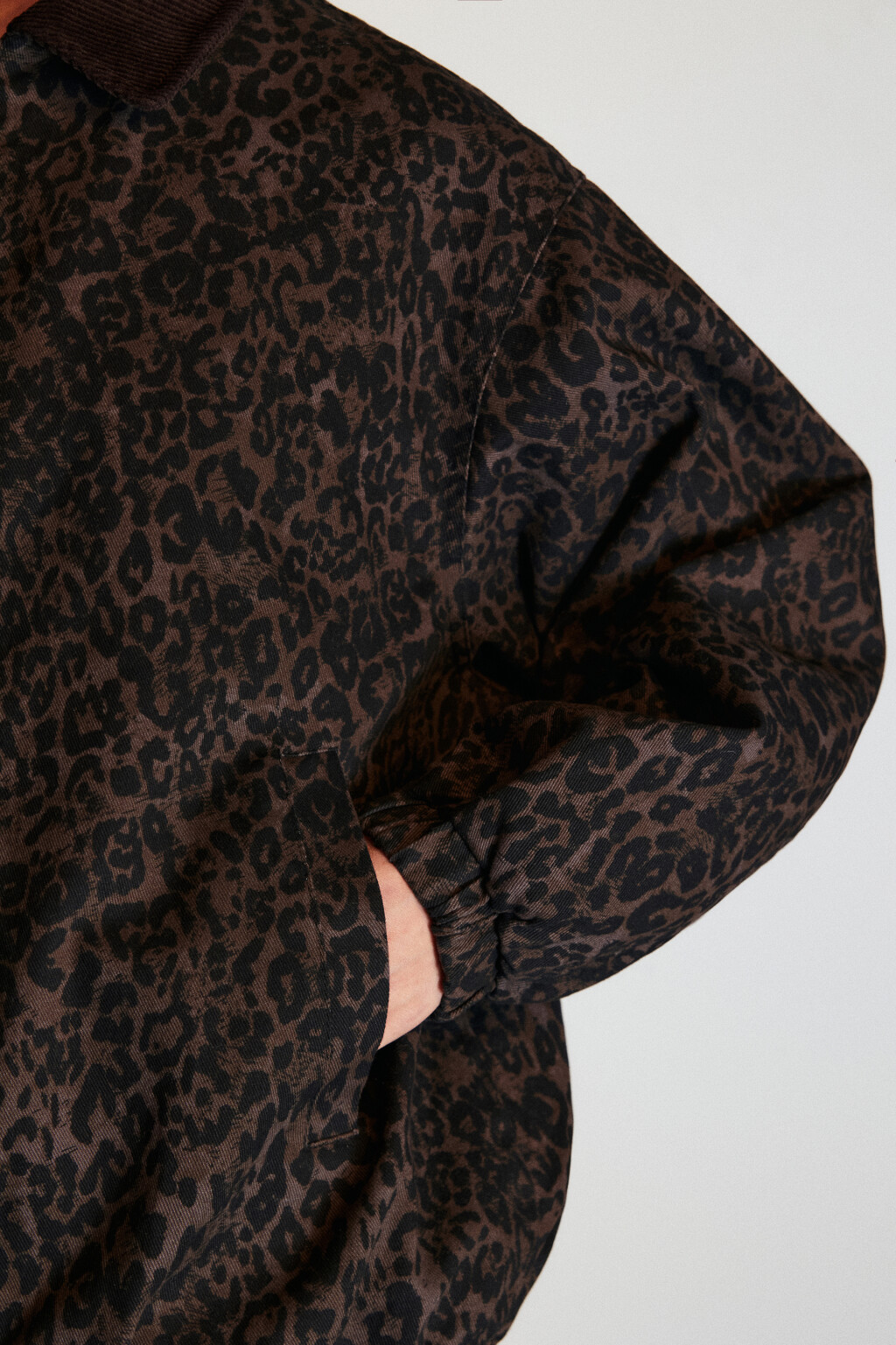 Куртка на молнии с леопардовым принтом - цвет мультиколор - 8