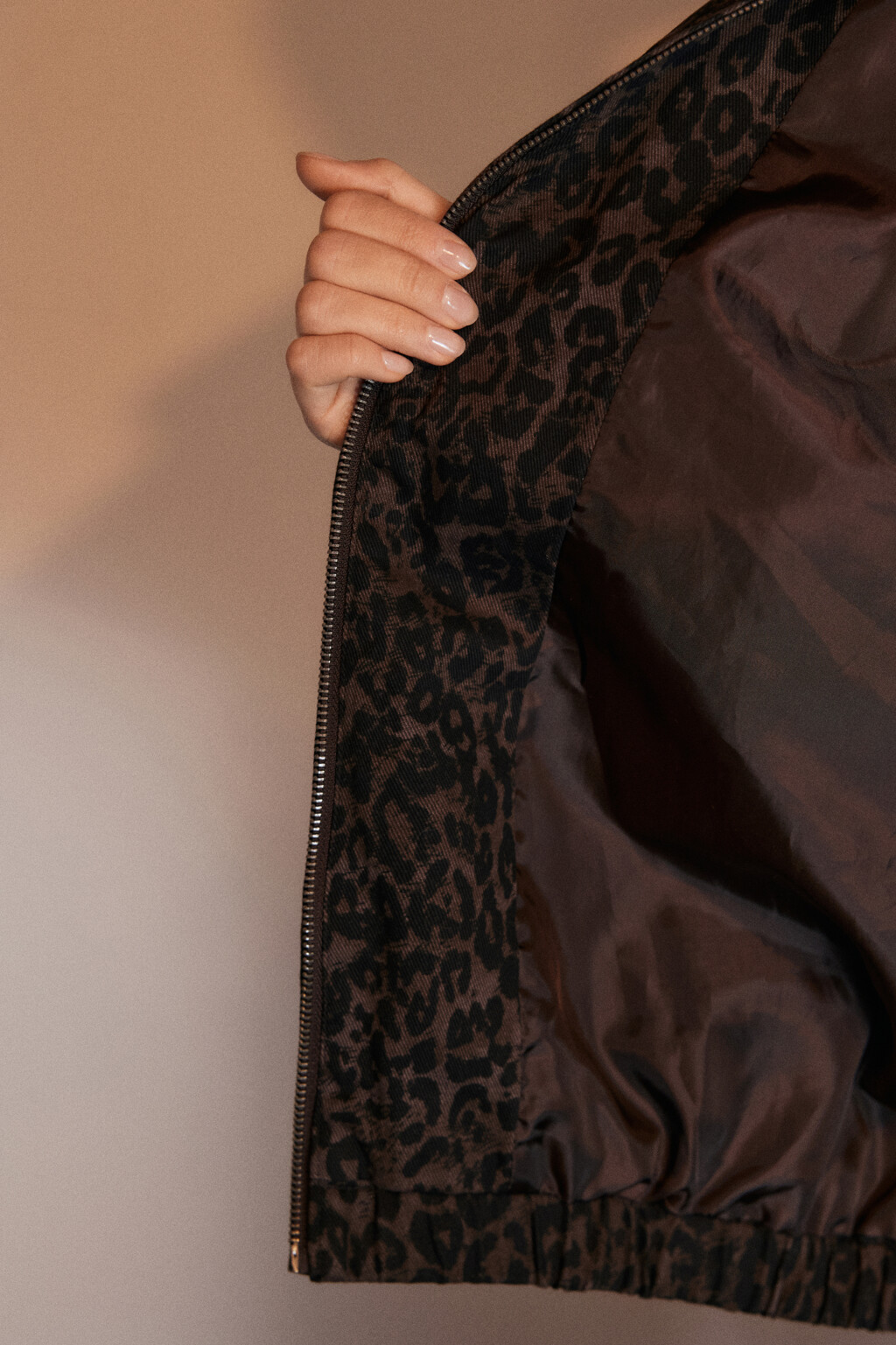Куртка на молнии с леопардовым принтом - цвет мультиколор - 9