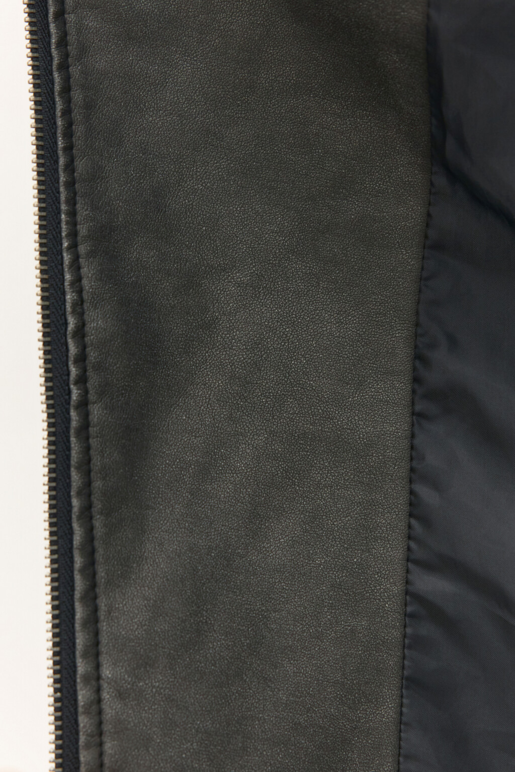 Куртка-косуха с вареным эффектом - цвет серый - 7