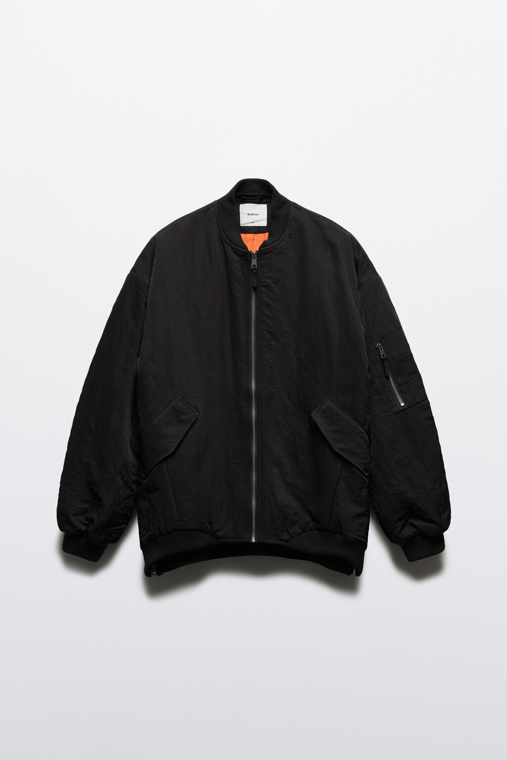 Куртка-бомбер утепленная - цвет черный - 8