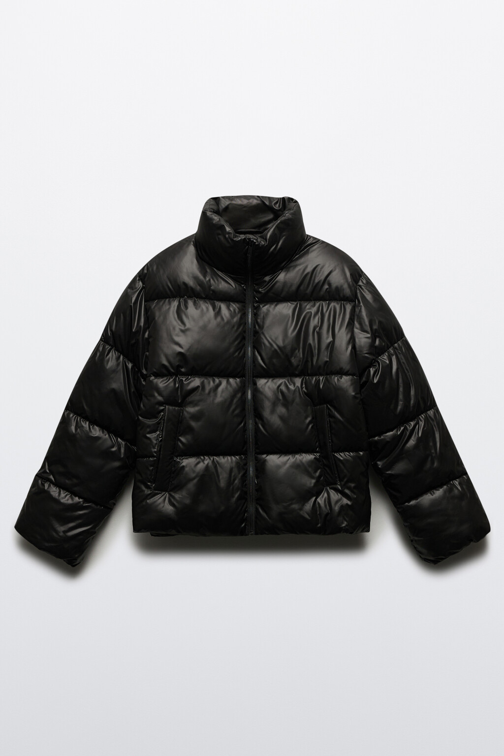 Куртка стеганая с воротником-стойкой - цвет черный - 8