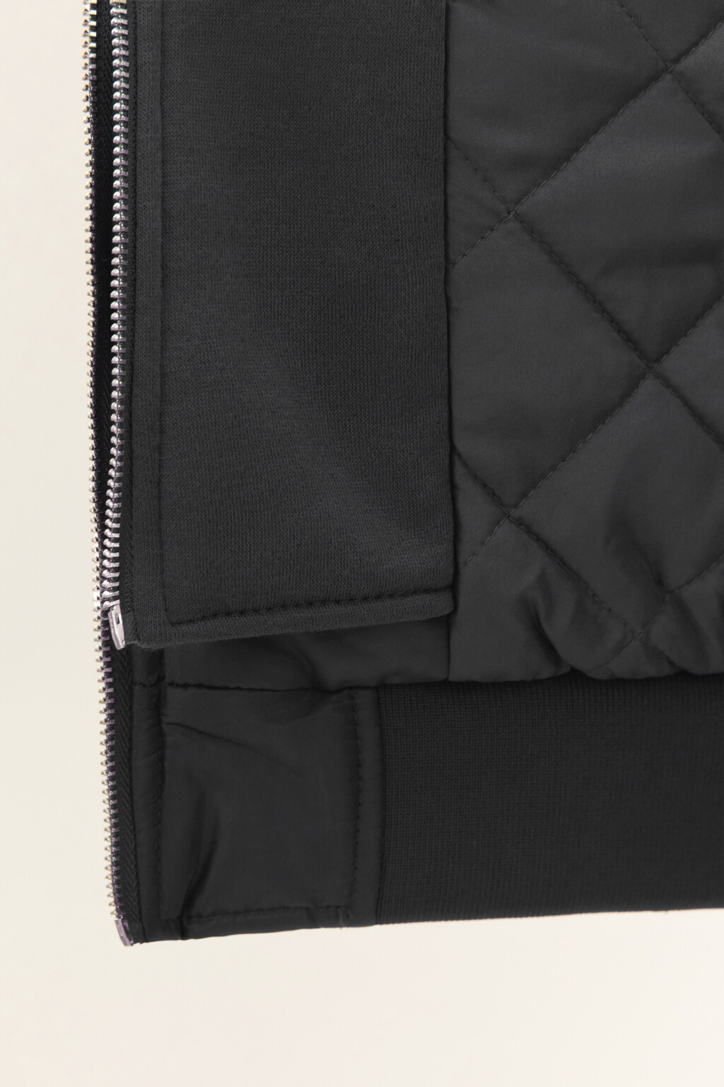 Куртка-бомбер с трикотажным капюшоном - цвет серый - 6