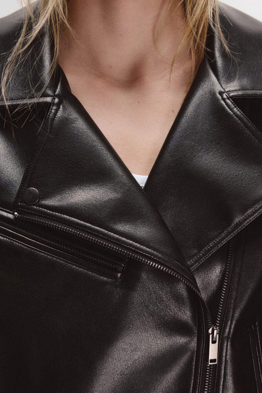 Куртка-косуха свободная с ремнем - цвет коричневый - 6