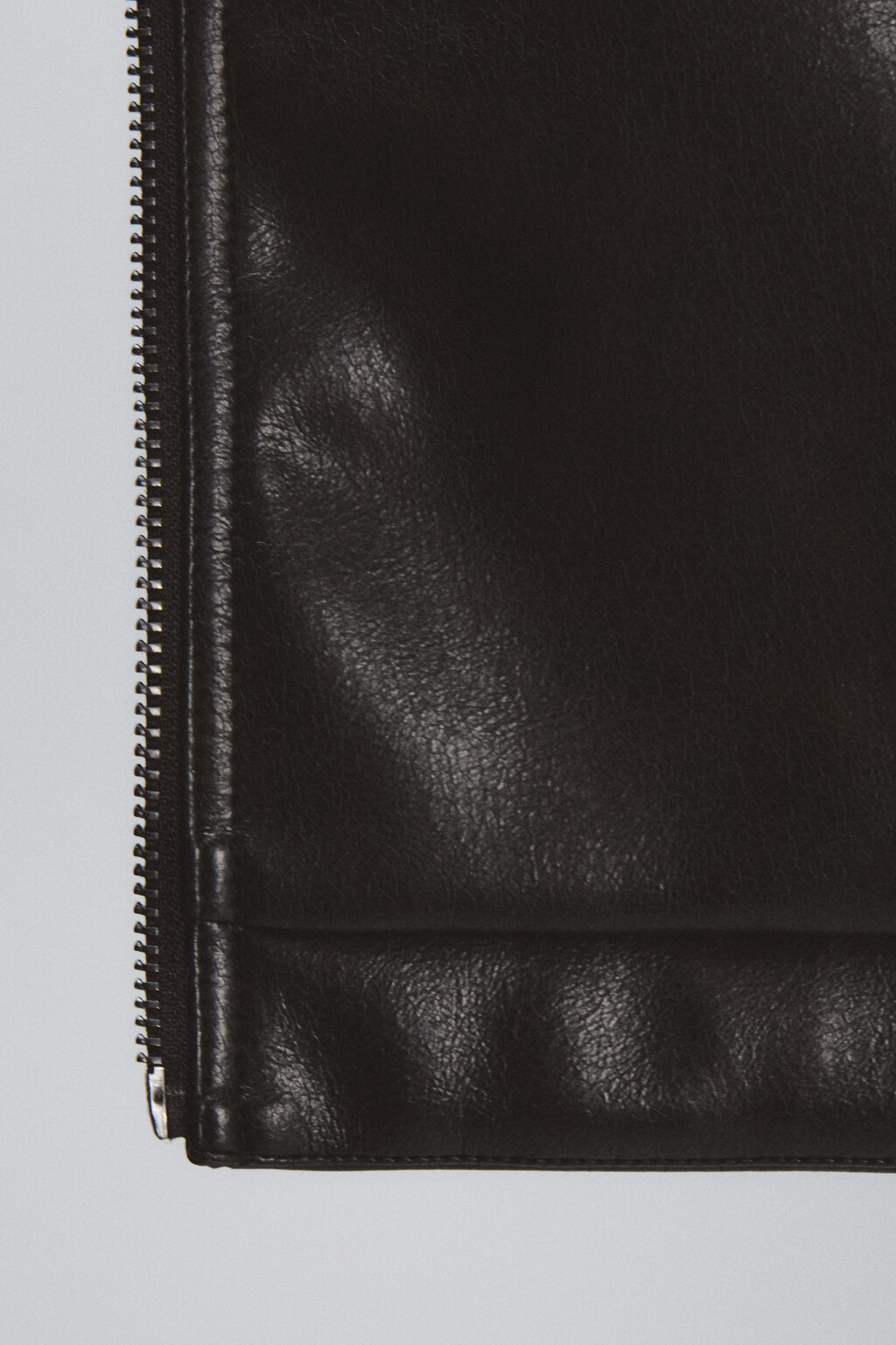 Куртка-косуха свободная с ремнем - цвет коричневый - 8