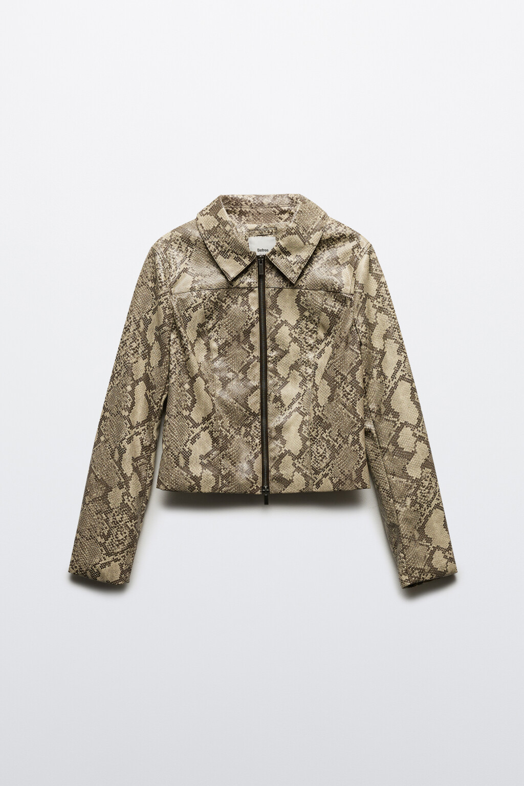 Куртка приталенная со змеиным принтом - цвет мультиколор - 8