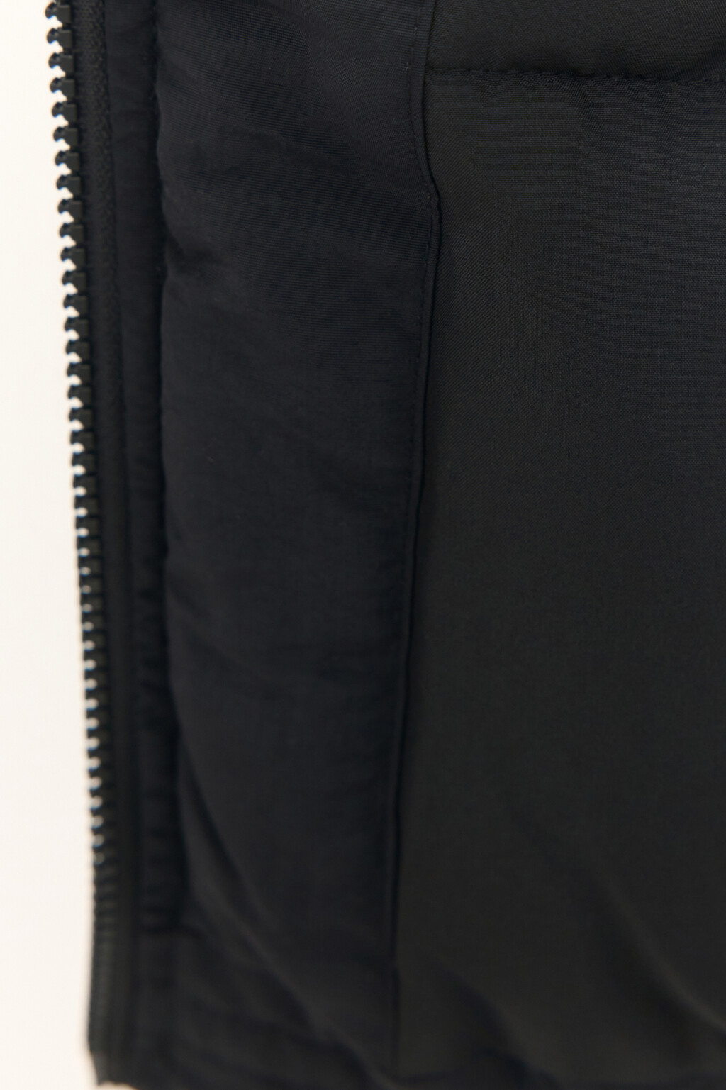 Куртка с широким воротником - цвет черный - 7