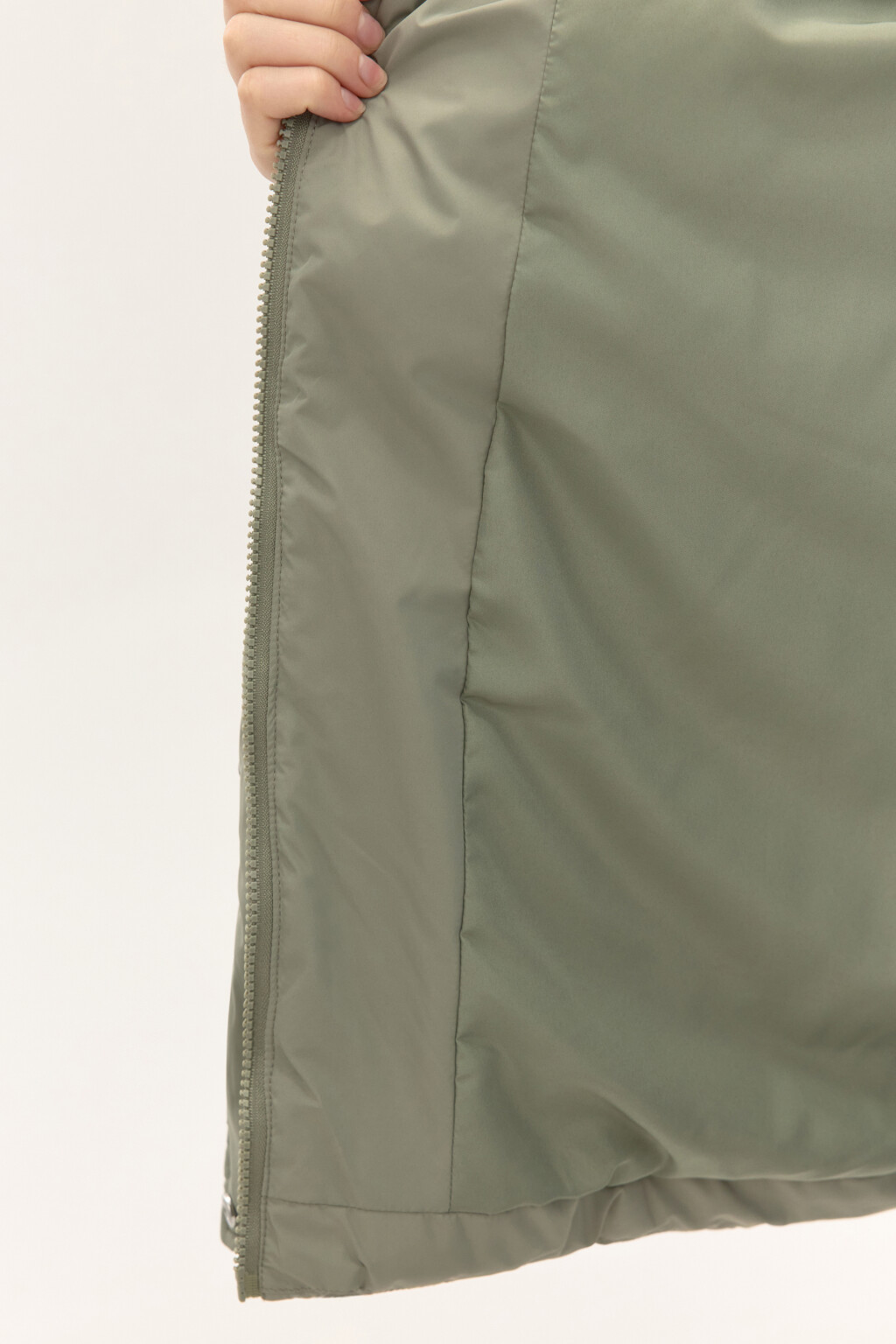 Куртка стеганая со съемным капюшоном - цвет зеленый - 7