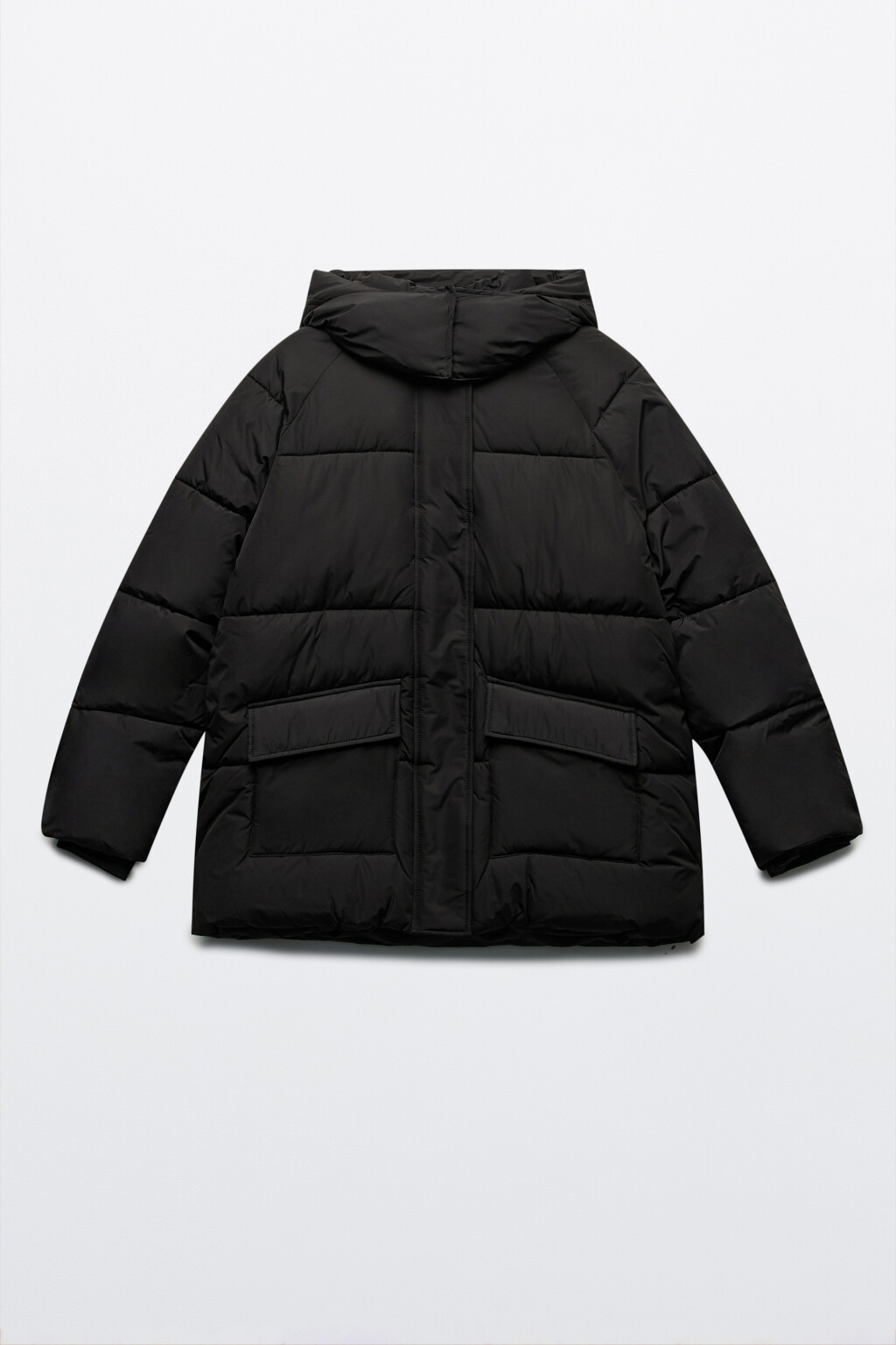 Куртка стеганая со съемным капюшоном - цвет черный - 8