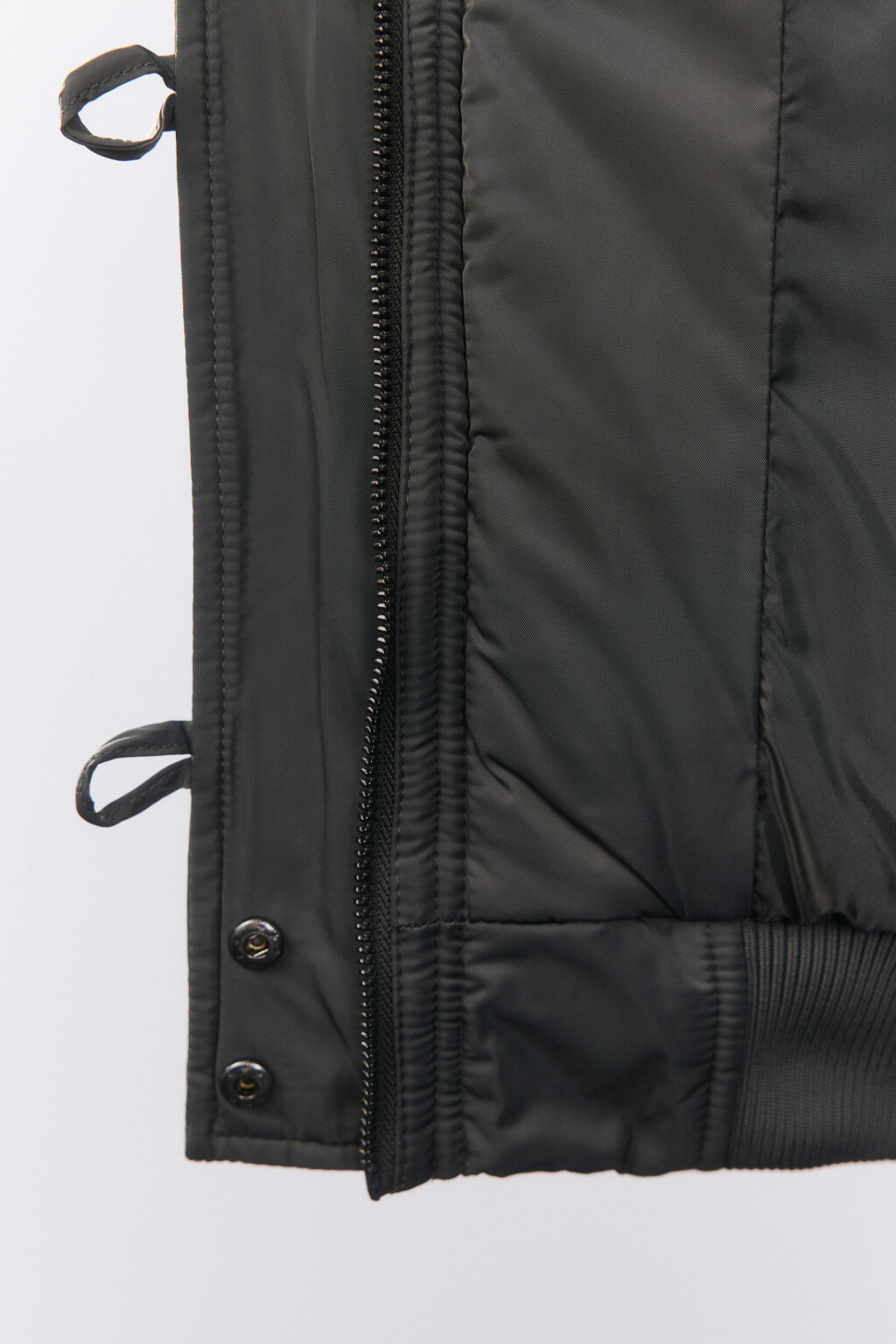 Куртка-парка короткая с опушкой - цвет зеленый - 7