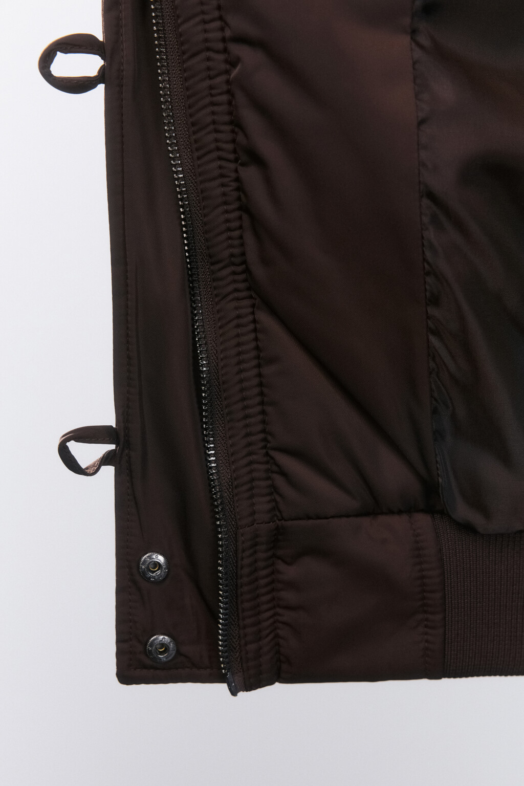 Куртка-парка короткая с опушкой - цвет коричневый - 8