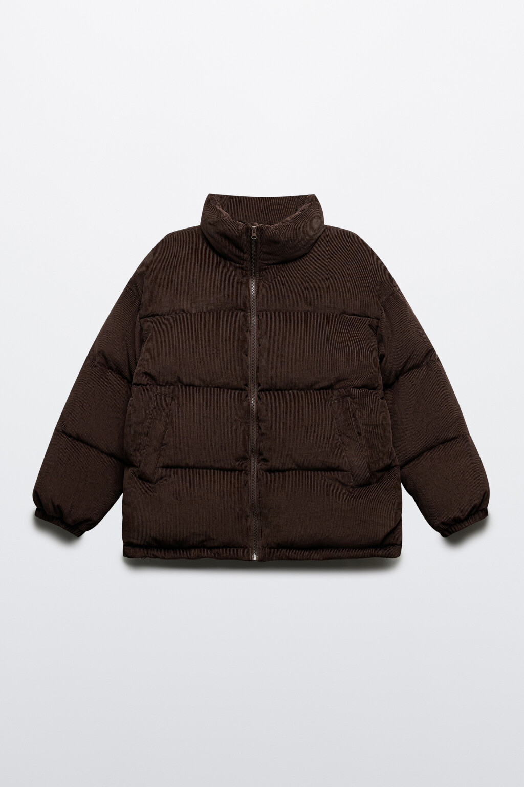 Куртка стеганая с воротником-стойкой - цвет коричневый - 8