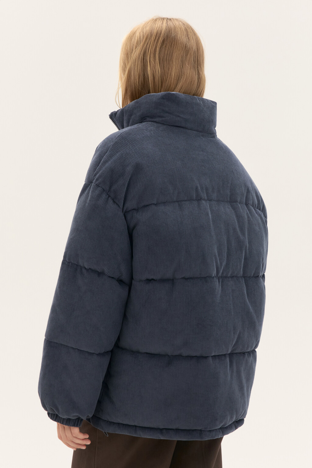 Куртка стеганая с воротником-стойкой - цвет серый - 3