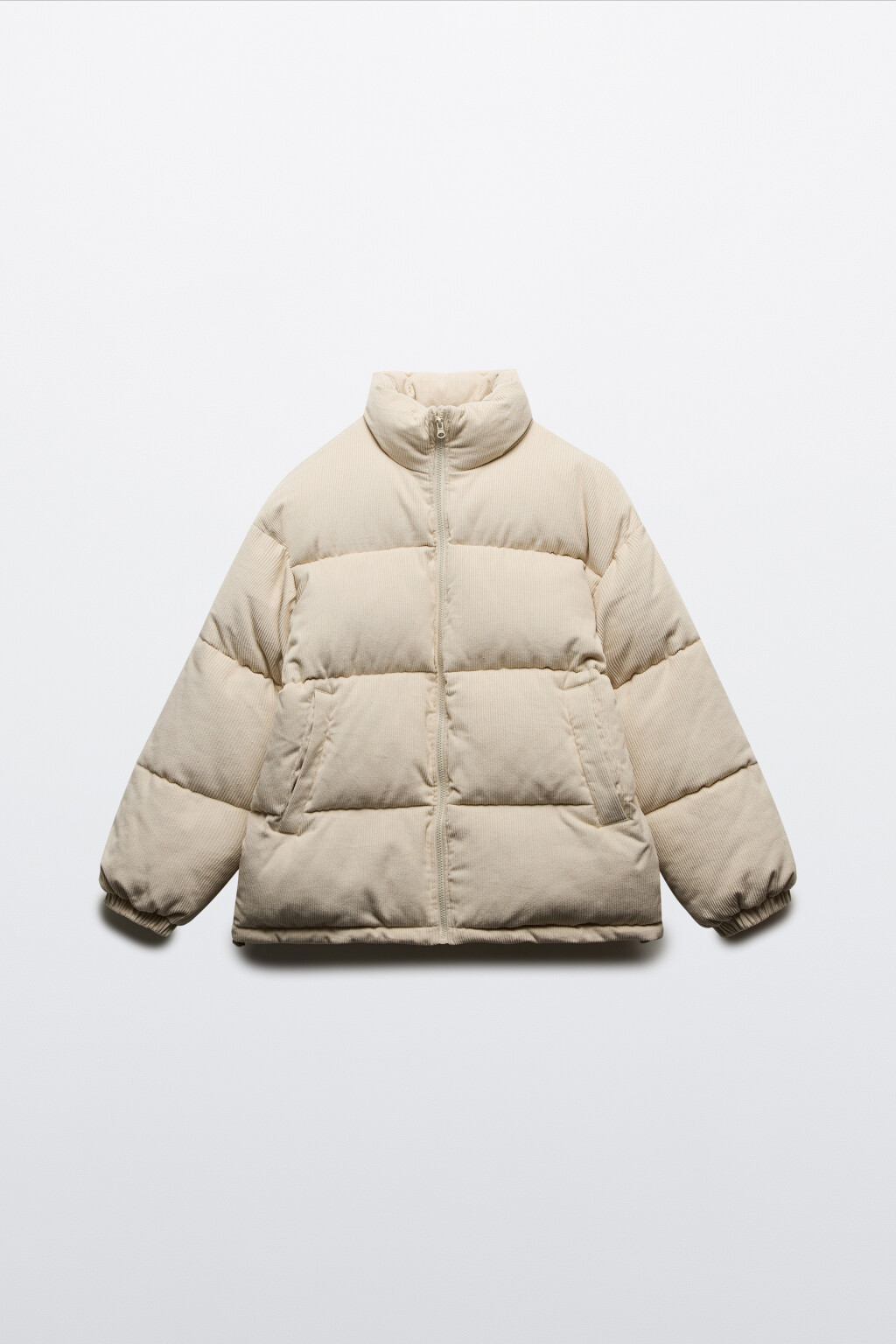 Куртка стеганая с воротником-стойкой - цвет молочный - 8