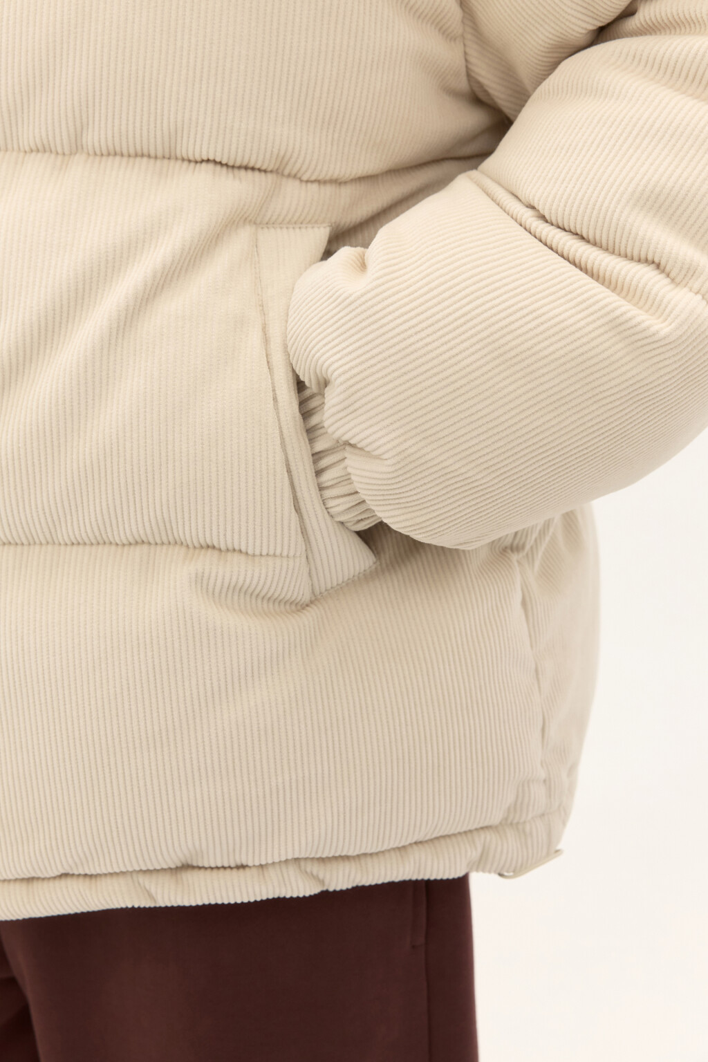 Куртка стеганая с воротником-стойкой - цвет молочный - 6